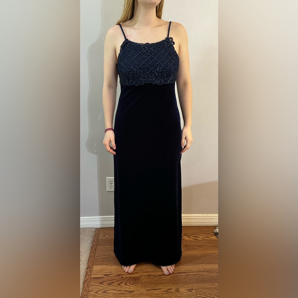 Navy blue Night Way formal gown